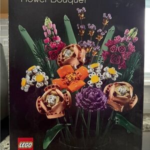 LEGO Botanical Collection with Pink, Orange, and Green